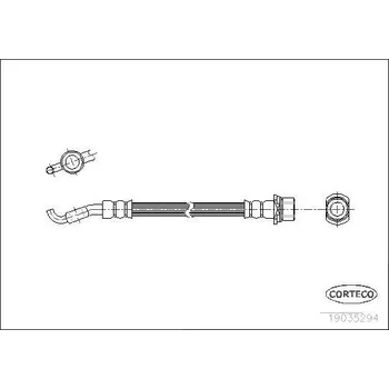 Brzdová hadice Brzdová hadice CORTECO 19035294