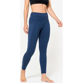 KIMJALY Dámské hebké legíny na jógu M MODRÁ