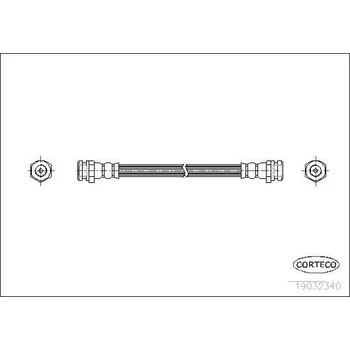 Brzdová hadice Brzdová hadice CORTECO 19032340