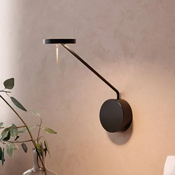 Lampička LEDS-C4 LED nástěnné svítidlo Invisible Reader, 3000K, hloubka 37,4 cm černá 1 x 9 W LED - Doprava zdarma