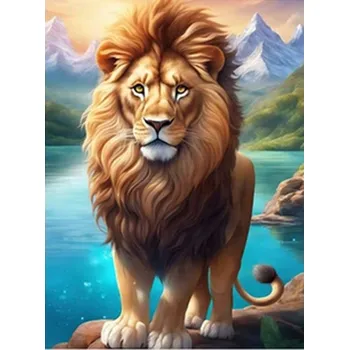 Mozaiková sada HUACAN DIAMOND PAINTING - DIAMANTOVÁ MOZAIKA - LEV 10