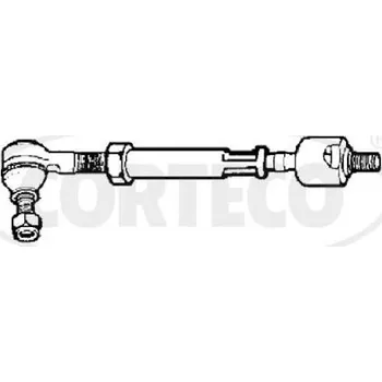 Táhlo řízení Příčné táhlo řízení CORTECO 49396072