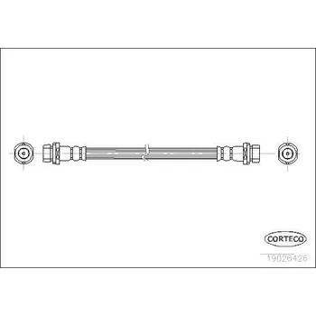 Brzdová hadice Brzdová hadice CORTECO 19026426
