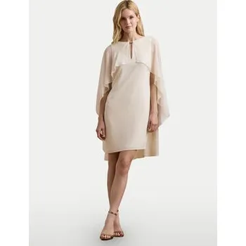 Dámské oblečení LAUREN RALPH LAUREN Koktejlové šaty 253957566 Écru Regular Fit 20