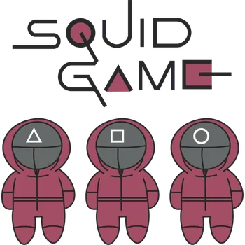 Nášivka NAŽEHLOVAČKA - Squid Game postavy 3