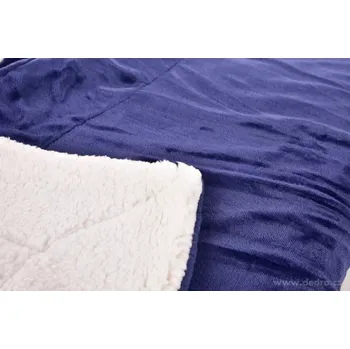 ROYAL LAGOON VELVET luxusní přikrývka, dvouvrstvá, 150 x 200 cm, královská modrá