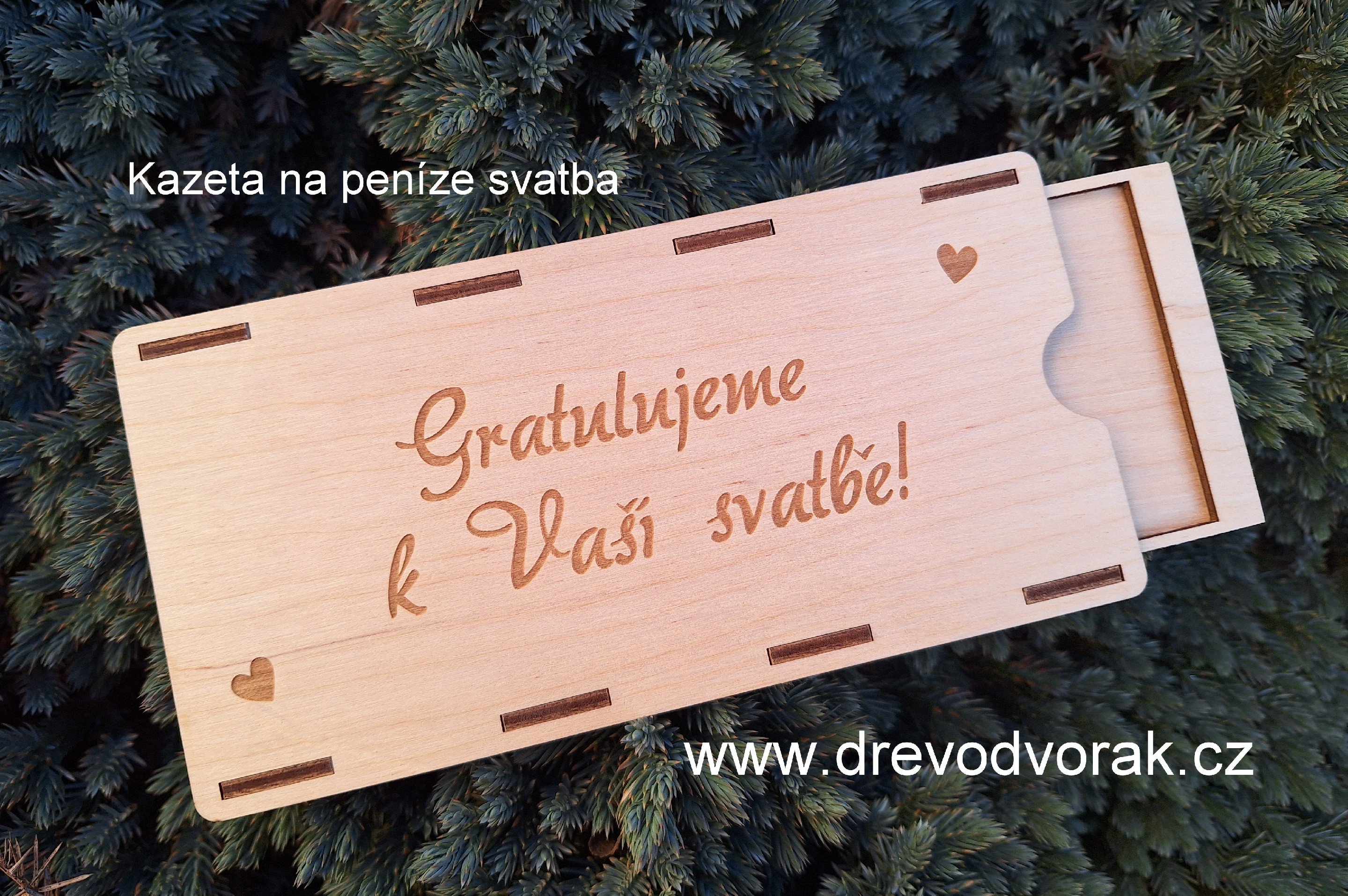 Svatební šuplík na peníze