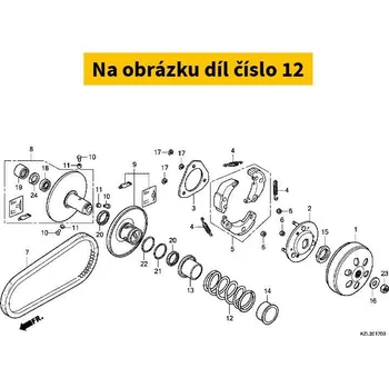 Auto-moto Honda Kontrastní pružina Vision 11-16 23233GGC900