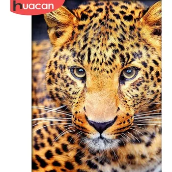 Mozaiková sada HUACAN DIAMOND PAINTING - DIAMANTOVÁ MOZAIKA - LEOPARD 06
