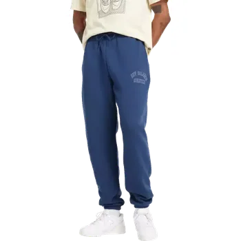 Pánské kalhoty Pánské sportovní kalhoty New Balance Fleece Graphic modré