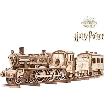3D puzzle Puzzle Ugears 3D dřevěné mechanické Harry Potter Bradavický expres
