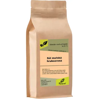 Koření Wild Herbs Sůl mořská hrubozrnná Hmotnost: 1000 g