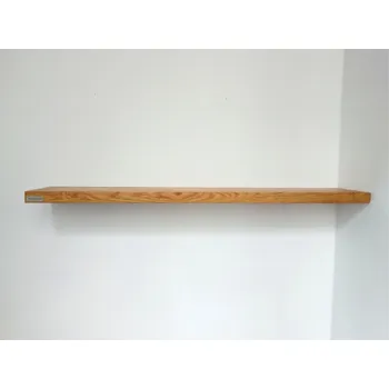 police Wudboys Polička MASSIVE 2 Rozměr: 90 x 10 cm, Dřevo, povrch: Dub - lak