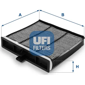 Ventilátor topení a klimatizace Filtr, vzduch v interiéru UFI 54.237.00