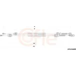 Tažné lanko, ruční převodovka COFLE 92.2CB.DA001