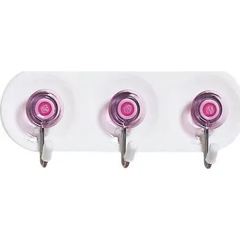 Věšák věšák 11x4cm 3 háčky PH+kov.mix barev