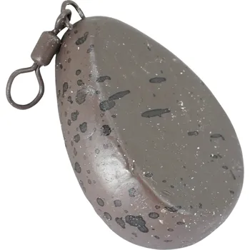 RCG Olověná Zátěž Flat Pear S Obratlíkem Brown Coated Hmotnost: 85gr