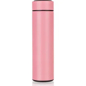 Termoska termoska 0,47l TREK, s teploměrem, nerez RŮŽ