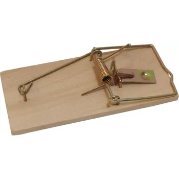 Hubení hlodavce TOPTRADE past na myši, dřevěná, sada 2ks (TOPTRADE past na myši, dřevěná, sada 2ks)