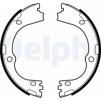 Brzdová čelist Sada brzdových čelistí, parkovací brzda DELPHI LS2166