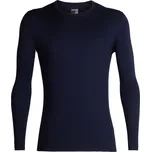 Pánské triko Icebreaker Mens 200 Oasis LS Crewe midnight navy|XL