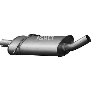 Tlumič výfuku Střední tlumič výfuku ASMET 01.059