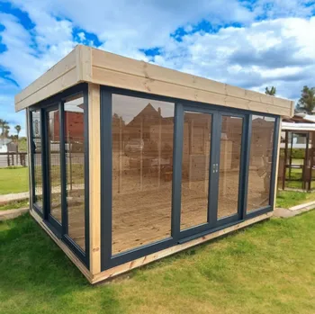 Zahradní altán Dřevěný altán čtyřstranný - prosklený S16