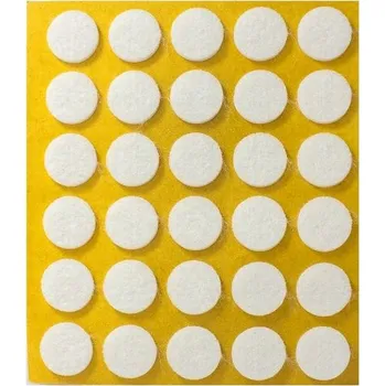 Podložka pod nábytek Samolepicí filcové podložky bílé ø15 mm 30 ks