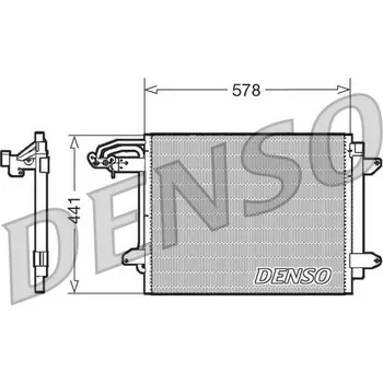 Výparník klimatizace Kondenzátor, klimatizace DENSO DCN32030