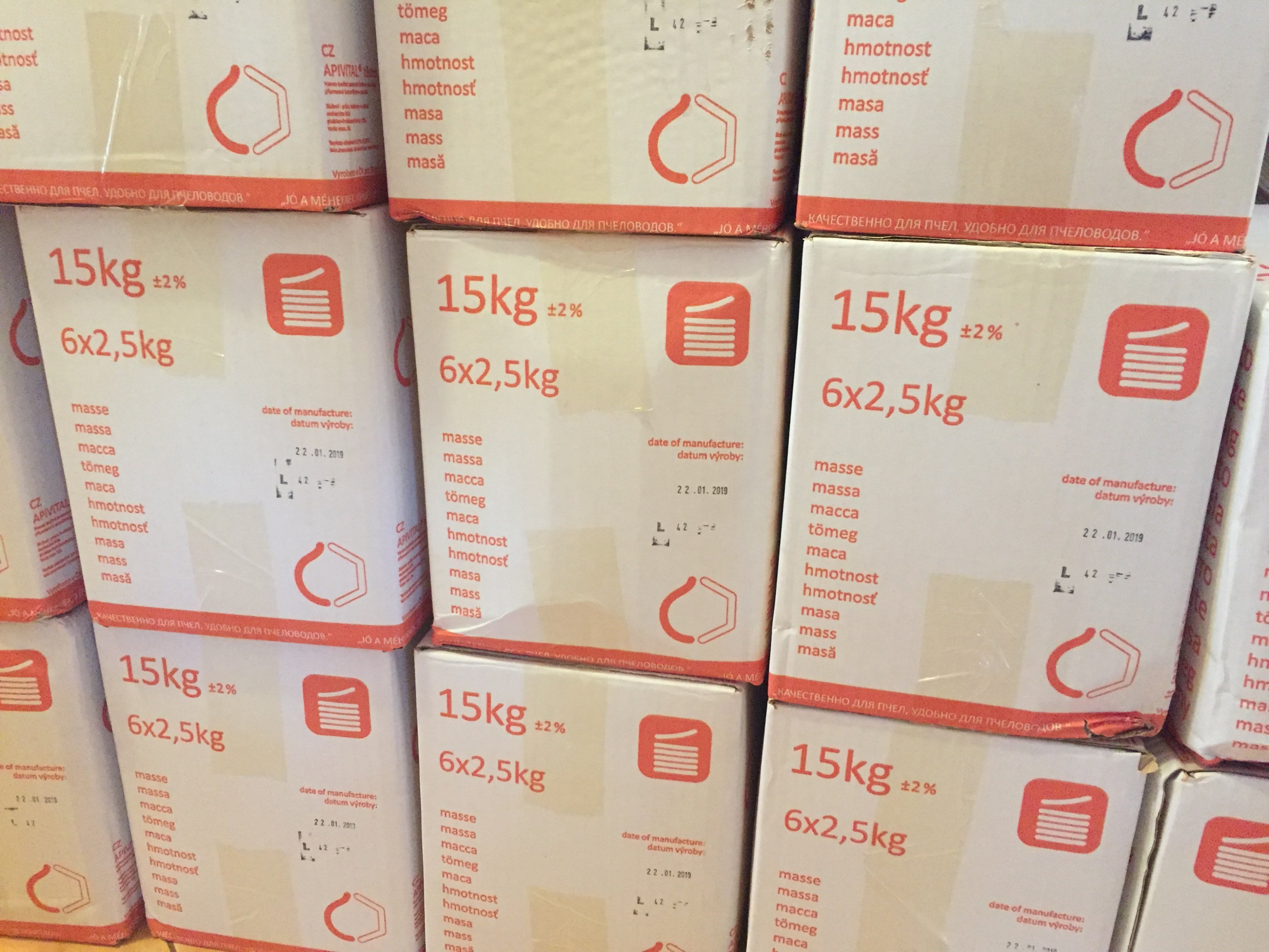 Krmivo pro včely Apivital 30 kg těsto - doprava zdarma