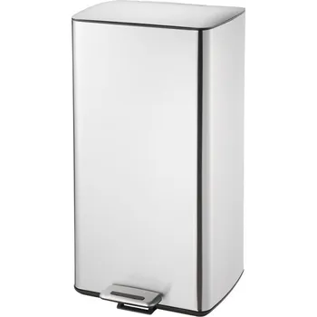 Odpadkový koš koš odpadkový nášlapný 30l hranatý nerez, s vložkou PH