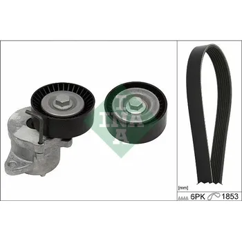 Sada žebrovaných klínových řemenů Schaeffler INA 529 0351 10