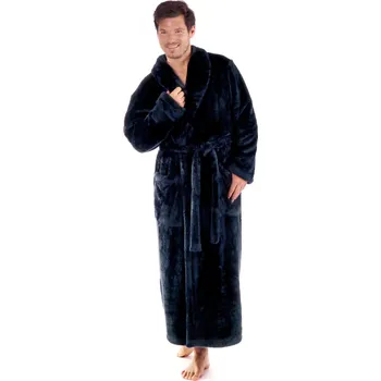 Dámská móda pánský župan Jack extra 2120 nadměr Tmavě modrá nadměr 4XL