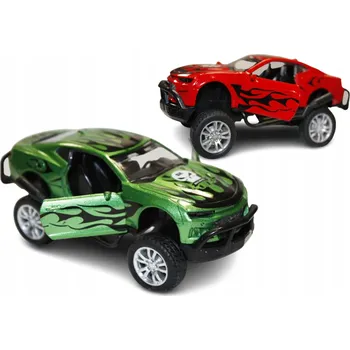 autíčko KOVÉ AUTO S VLASTNÍM POHONEM TERÉNNÍ OFF ROAD GUMOVÉ PNEUMATIKY 4X4 E1612 EMAJ