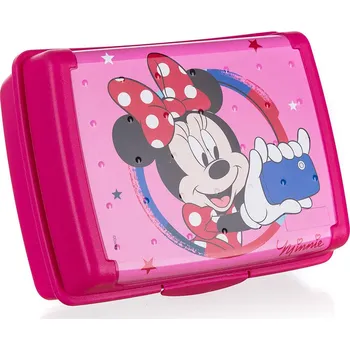 Svačinový box box svačinový 17x13x6,5cm MINNIE s klick uz. PH