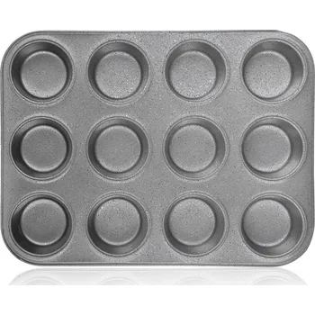 Nádoba na pečení forma na muffiny 12ks 35x26,5x3cm GRANITE nepřiln.povrch