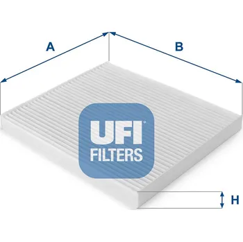 Ventilátor topení a klimatizace Filtr, vzduch v interiéru UFI 53.125.00