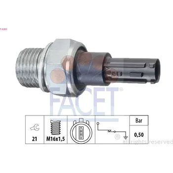 Olejový tlakový spínač FACET 7.0203