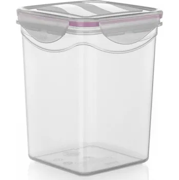 Dóza na potraviny dóza hermetická LARA čtverc. 1,8l PH