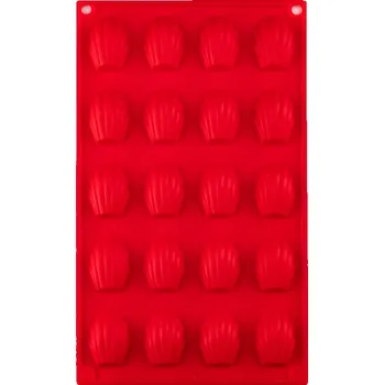 Forma na pečení forma na pracny 20ks 29,5x17,5cm silikon ČRV CULINARIA