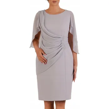 Dámské šaty Šifonové midi koktejlové šaty Carla Moreno velikost 42