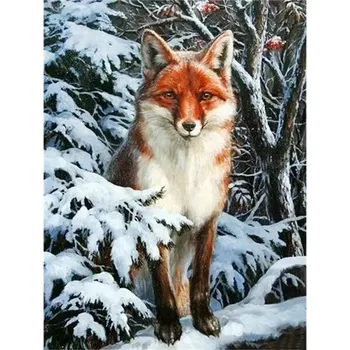 Mozaiková sada HUACAN DIAMOND PAINTING - DIAMANTOVÁ MOZAIKA - LIŠKA 21