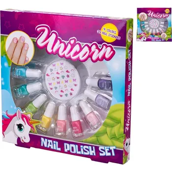 Mikro trading Unicorn - Sada laků na nehty a nálepek na nehty