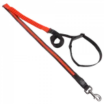 Vodítko Dog Fantasy USB LED nylonové běžecké oranžové 2,5x180-250cm