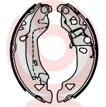 Brzdová čelist Sada brzdových čelistí BREMBO S 23 513