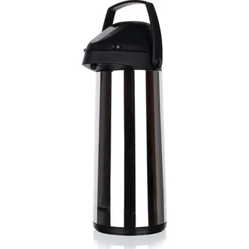 Termoska termoska s pumpičkou 1,9l sklo/nerez ČER