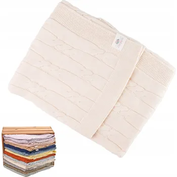 Prostěradlo Bílá deka pro miminka - 90x100 - Snuglytots - Model Cubble - Ecru