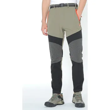 Pánské kalhoty Pánské outdoorové kalhoty voděodolné cargo Barva: Khaki, Velikost: L