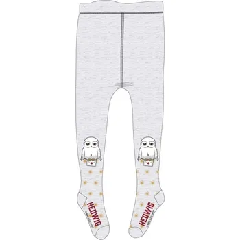 DOVOZ EU Dívčí punčocháče Harry Potter sova Hedvika šedé Velikost: 104/110