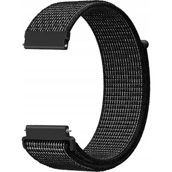 Řemínek na hodinky Univerzální černý řemínek apgo 20 mm